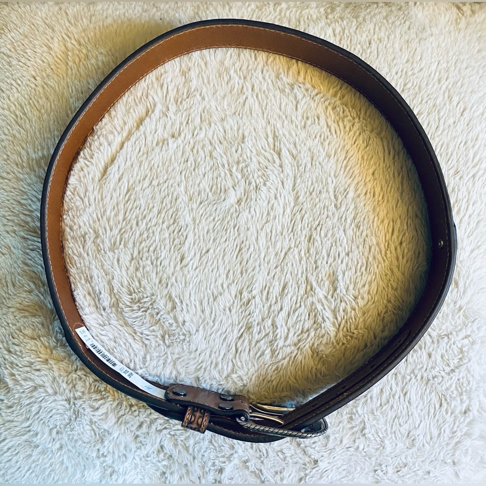 NWT Ariat Mens Aztec Beaded Belt -A1033297 - Picture 5 of 14
